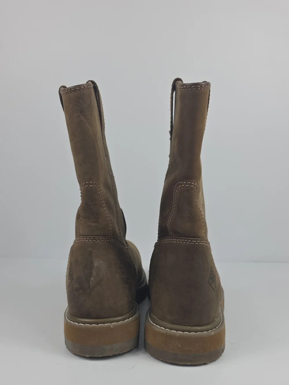 Muck Boot Wellie Classic Brown Leather Men's Boots Size 9